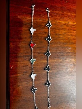 Silver Butterfly-shaped bracelets